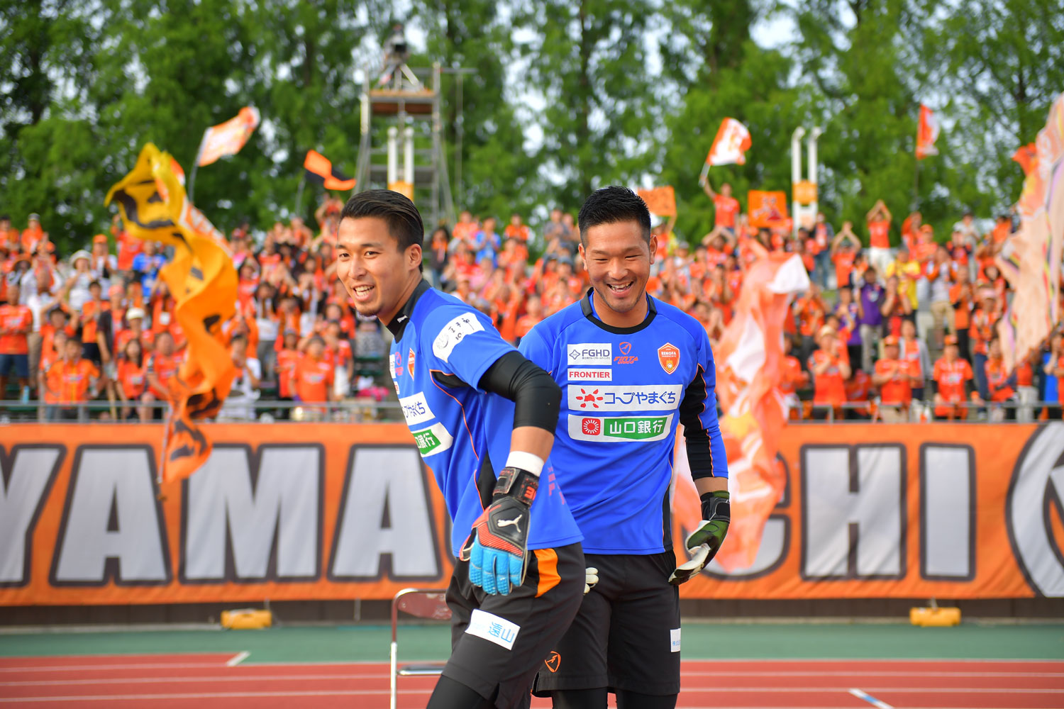 選手登場!熱いエールを