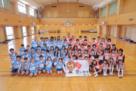 11/13(月)「夢の教室」 プロジェクト Presented by 獺祭　田中稔也選手が和木町 和木小学校を訪問！