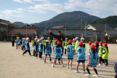 12/18『プロスポーツチームとの連携による体力向上推進事業』周南市立戸田小学校にて出前教室を開催しました！