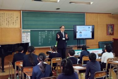 1/15『プロスポーツチームとの連携による体力向上推進事業』岩国市立御庄小学校にて健康教室を開催しました！