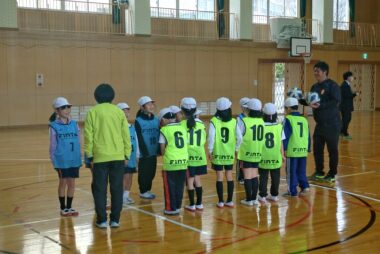 1/19『プロスポーツチームとの連携による体力向上推進事業』防府市立西浦小学校にて出前教室を開催しました！
