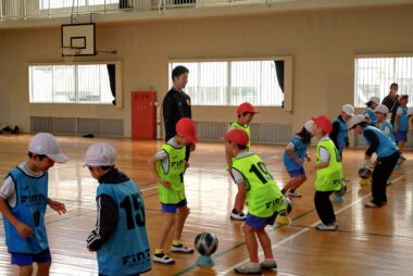 1/20『プロスポーツチームとの連携による体力向上推進事業』宇部市立西宇部小学校にて出前教室を開催しました！