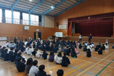 1/22『プロスポーツチームとの連携による体力向上推進事業』山陽小野田市立須恵小学校にて運動教室を開催しました！