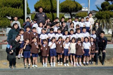 2/3『プロスポーツチームとの連携による体力向上推進事業』山陽小野田市立高泊小学校にて出前教室を開催しました！