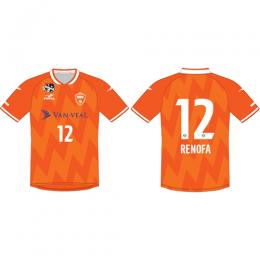 【背番号・胸番号・名前入り】2024レノファ山口FC　レディースオーセンティックユニフォーム(1st)